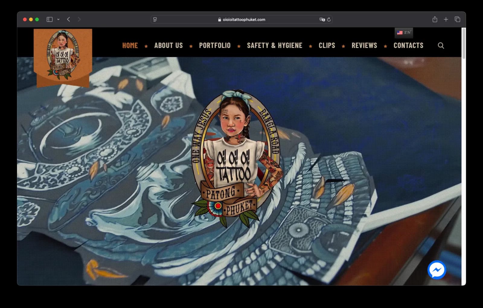 เว็บไซต์ร้านสักย่านป่าตอง Oi Oi Tattoo